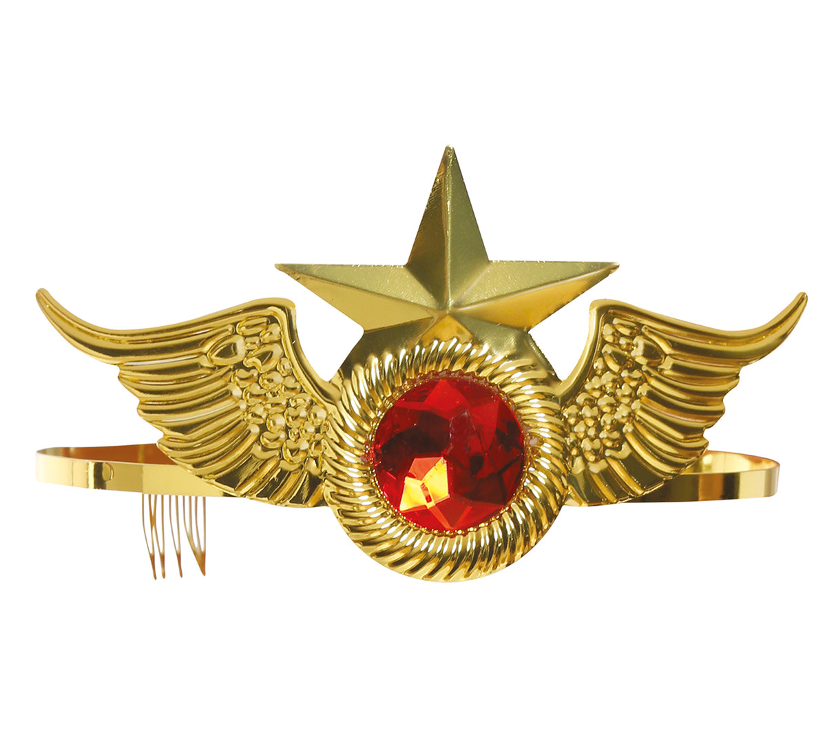 Diadème super héroïne - Or métallique - Adulte femme