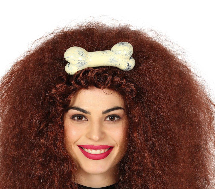 Os tête avec clip - Beige - 13 cm - PVC