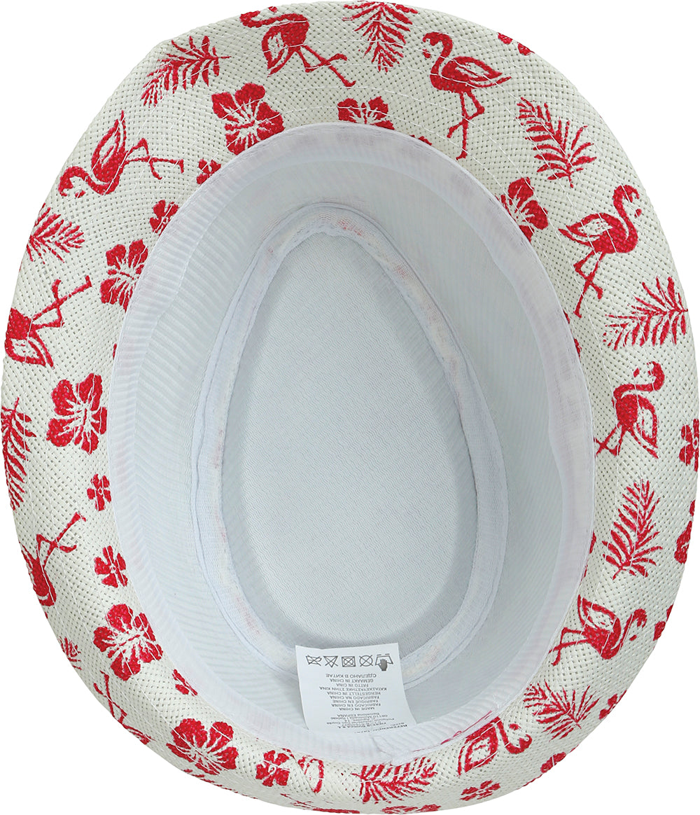 Chapeau été enfant - Paille et rose - Polyester festif