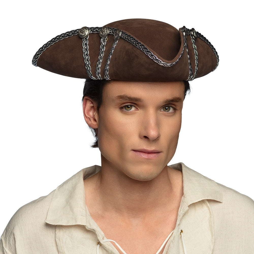 Festlicher Piratenhut für Erwachsene