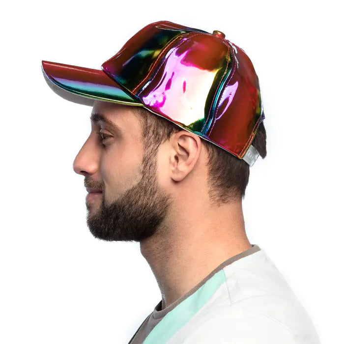 Casquette Holographique Brillante (Plusieurs Couleurs)