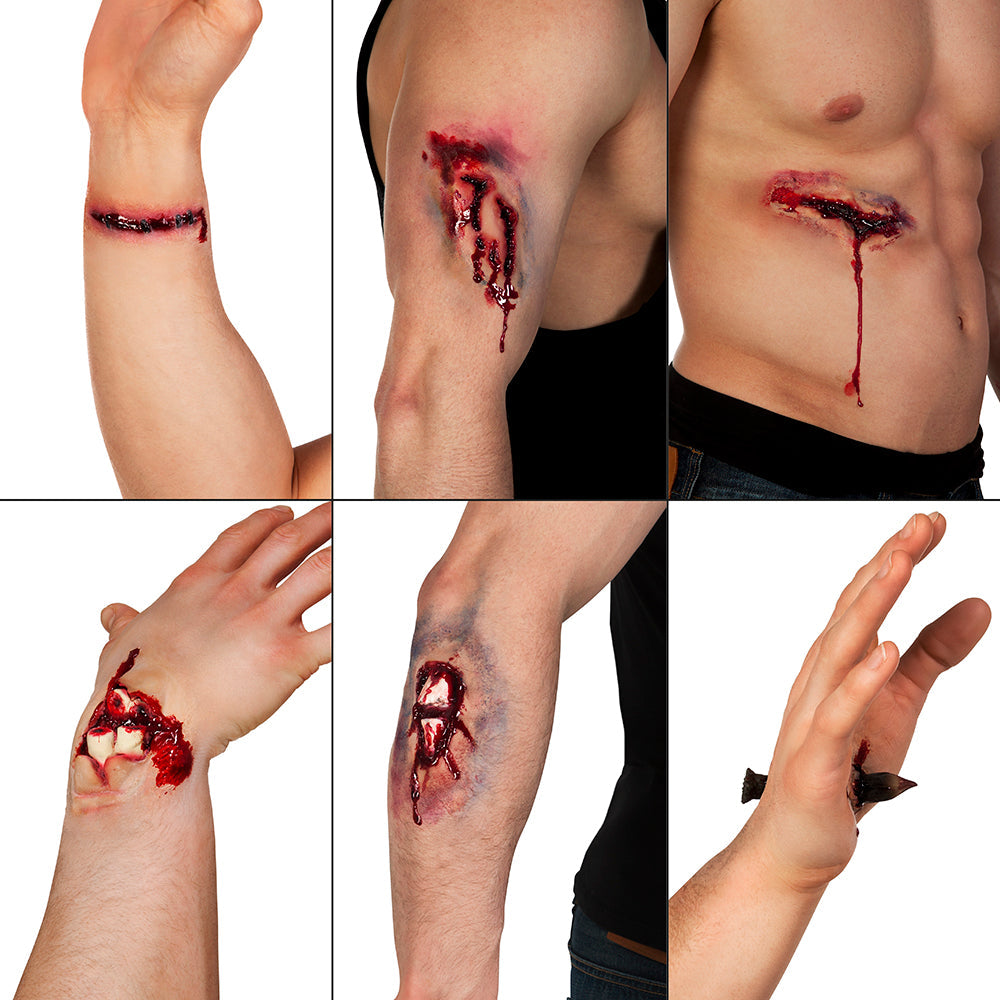Cicatrices latex effrayantes Halloween
