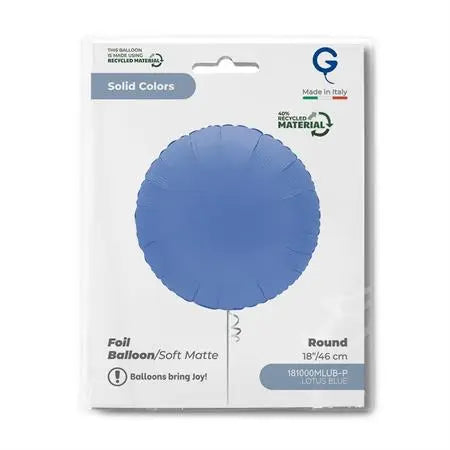 Round satin balloon - 36 cm - Helium inflation available in store