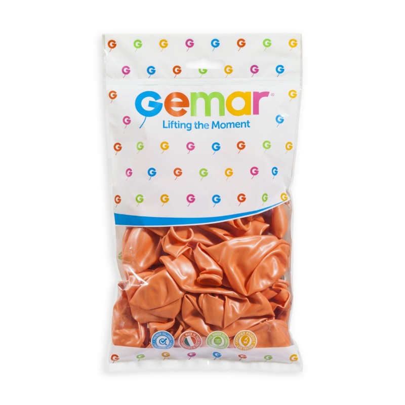 Biodegradable Latex Balloons 33cm (13") - Metallic Finish - Pack of 10 (GM120)
