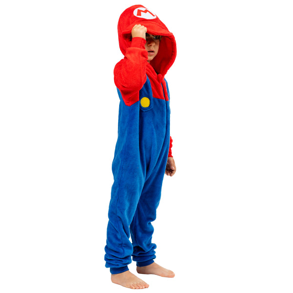 Déguisement Super Mario Enfant - Combinaison Onesie Officielle Nintendo
