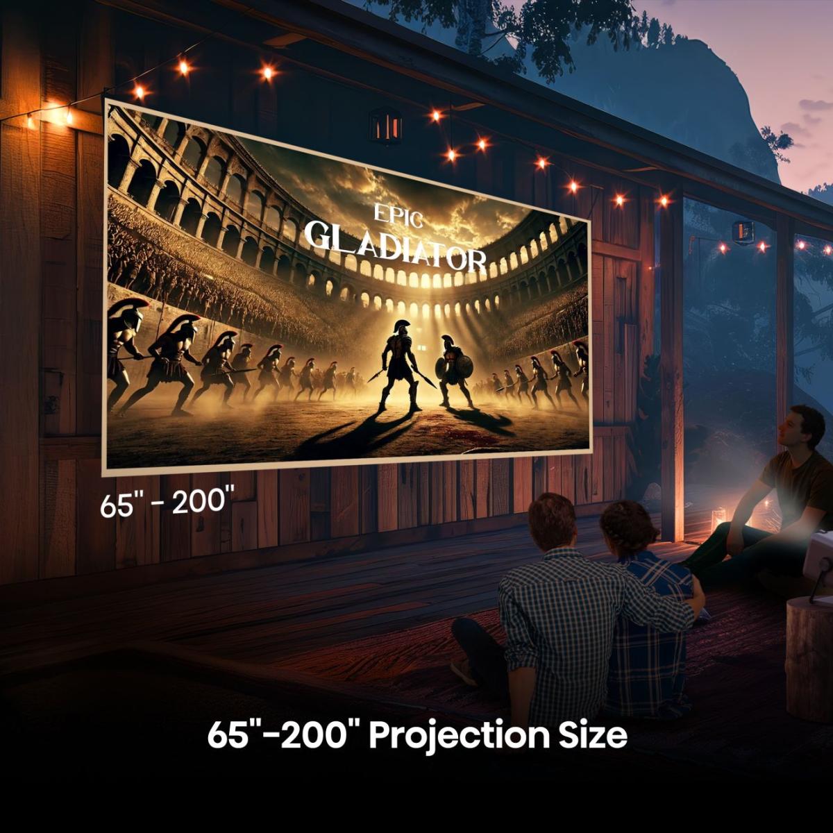 4K Hisense M2 Pro Laser Projector Rental - Cinema & Gaming (Up to 200 inches)