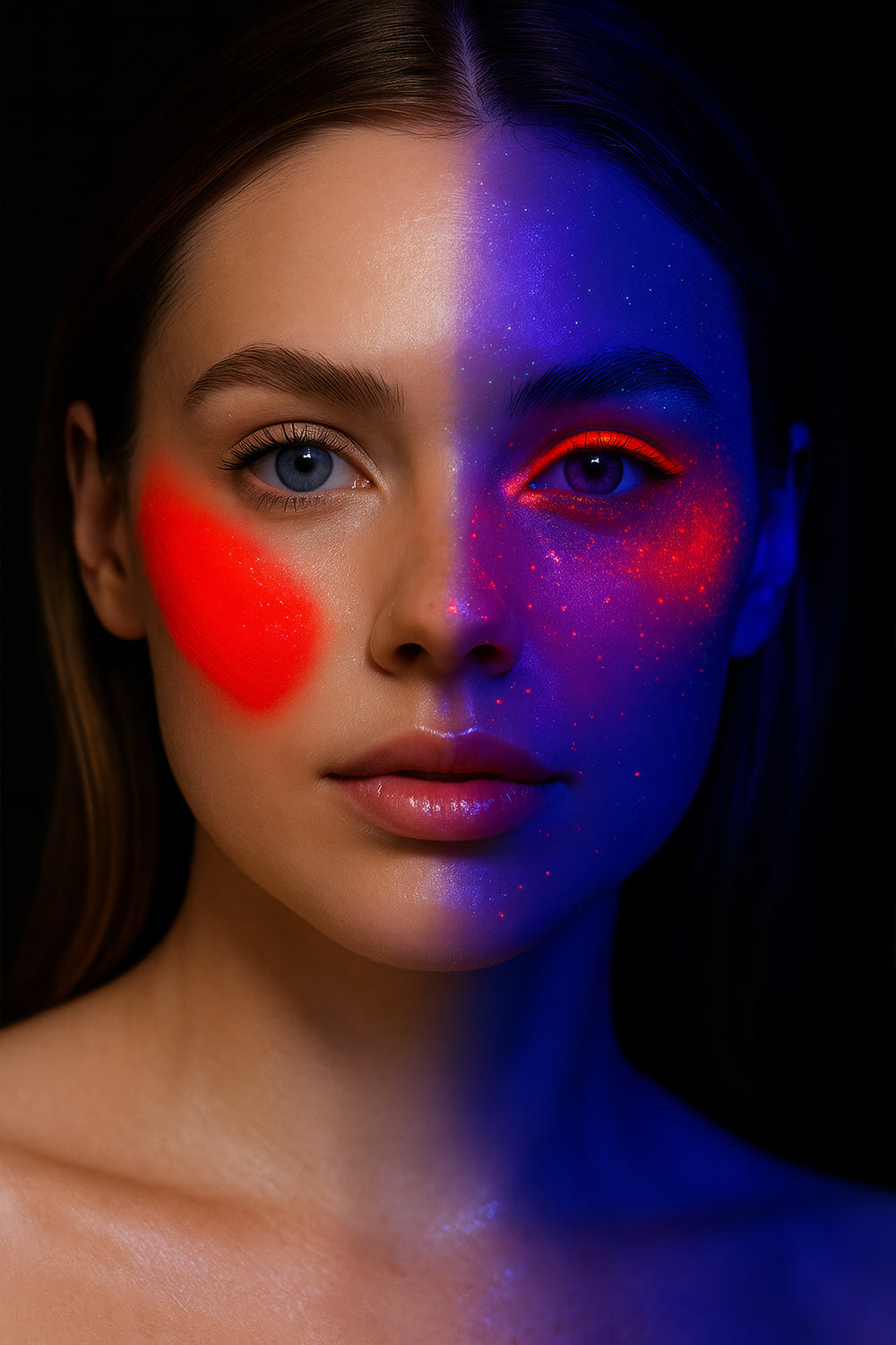 Multicolored fluorescent makeup - 10 ml tube