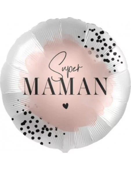 "Super Mom" Foil Balloon – Mother's Day Decoration