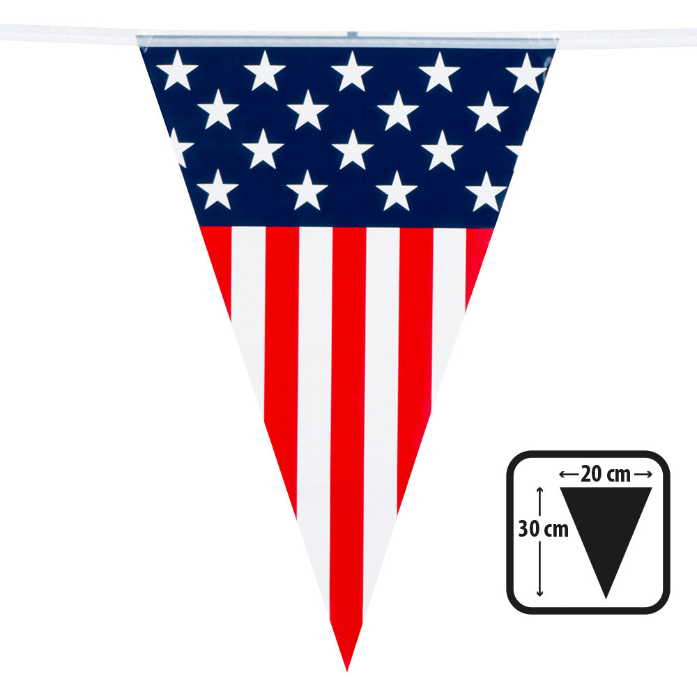 Guirlande Fanions USA 6 m