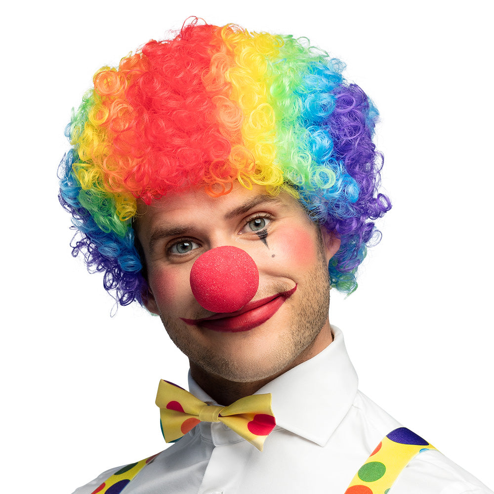 Perruque Clown Curly Multicolore