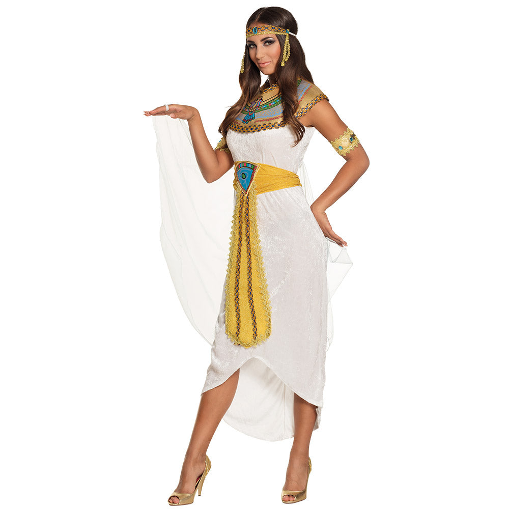 Costume Adulte Égyptienne Tailles S et M – Thème Égypte et Carnaval