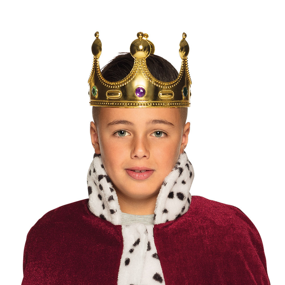 Couronne Roi Dorée Enfant – Déguisement Carnaval et Fêtes