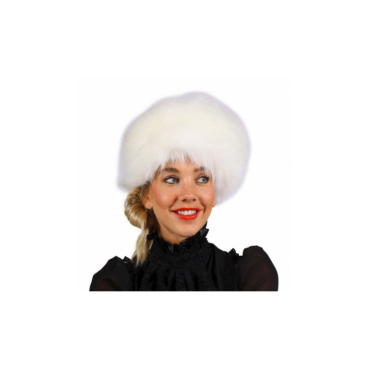 Chapeau de Fourrure Blanc Adulte – Carnaval et Soirée Hivernale