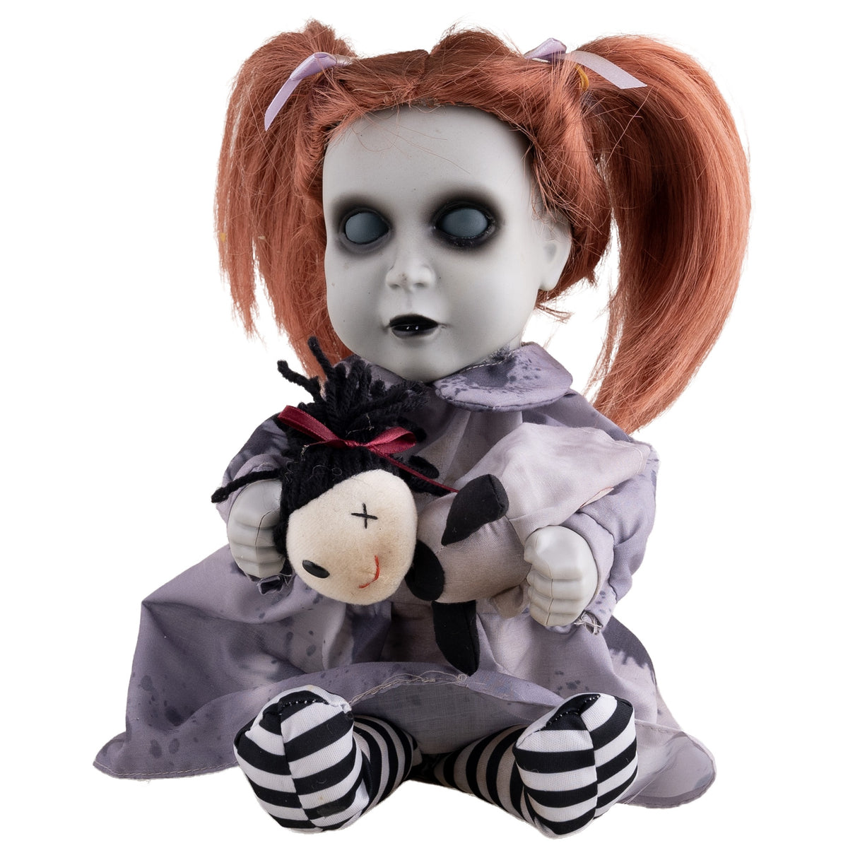 Automate Halloween Poupée Fantôme Tirant un Ours 26 cm – Comptoir, Table et Vitrine