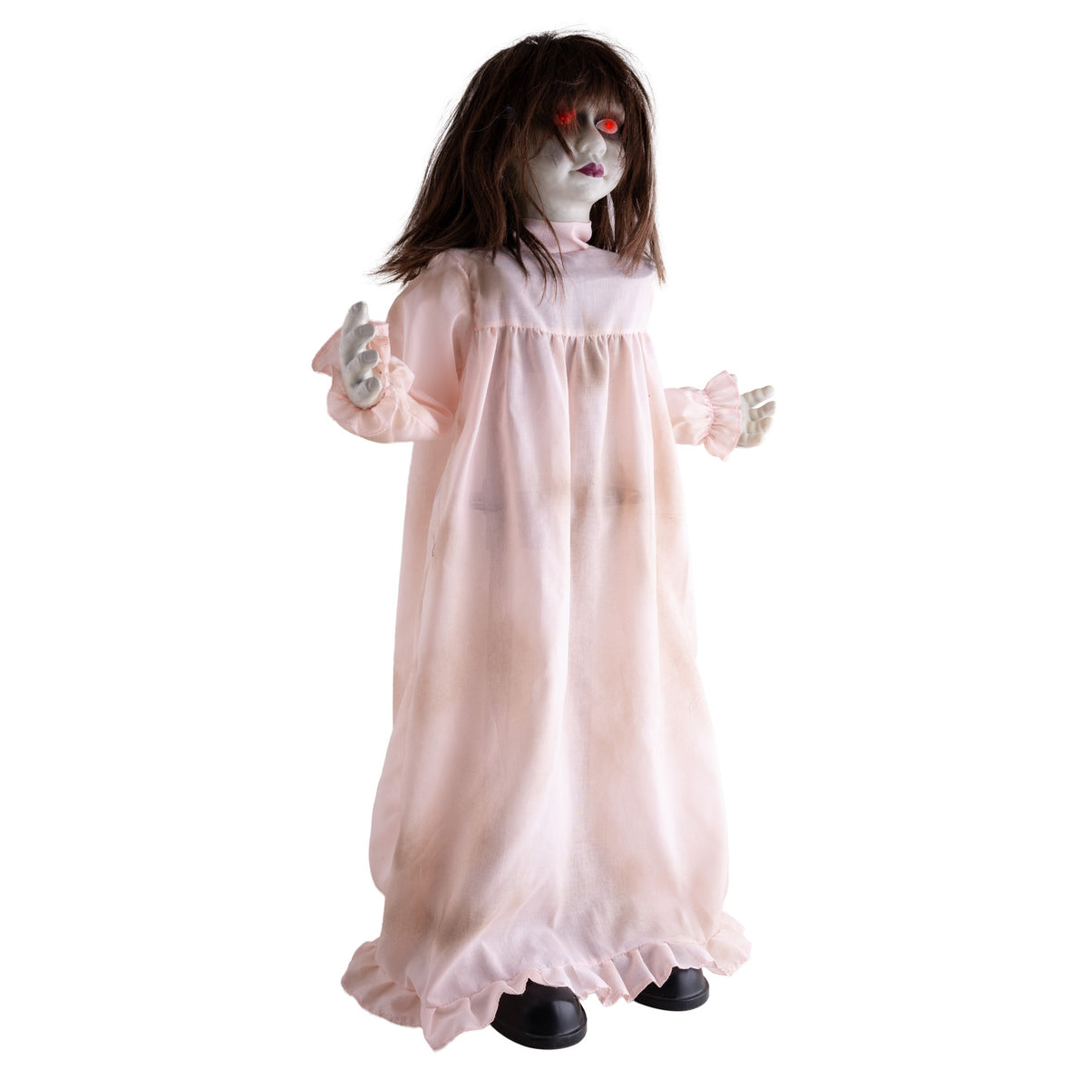 Automate Halloween Fille Peek-a-boo 90 cm Animatronique – Entrée, Vitrine et Soirée