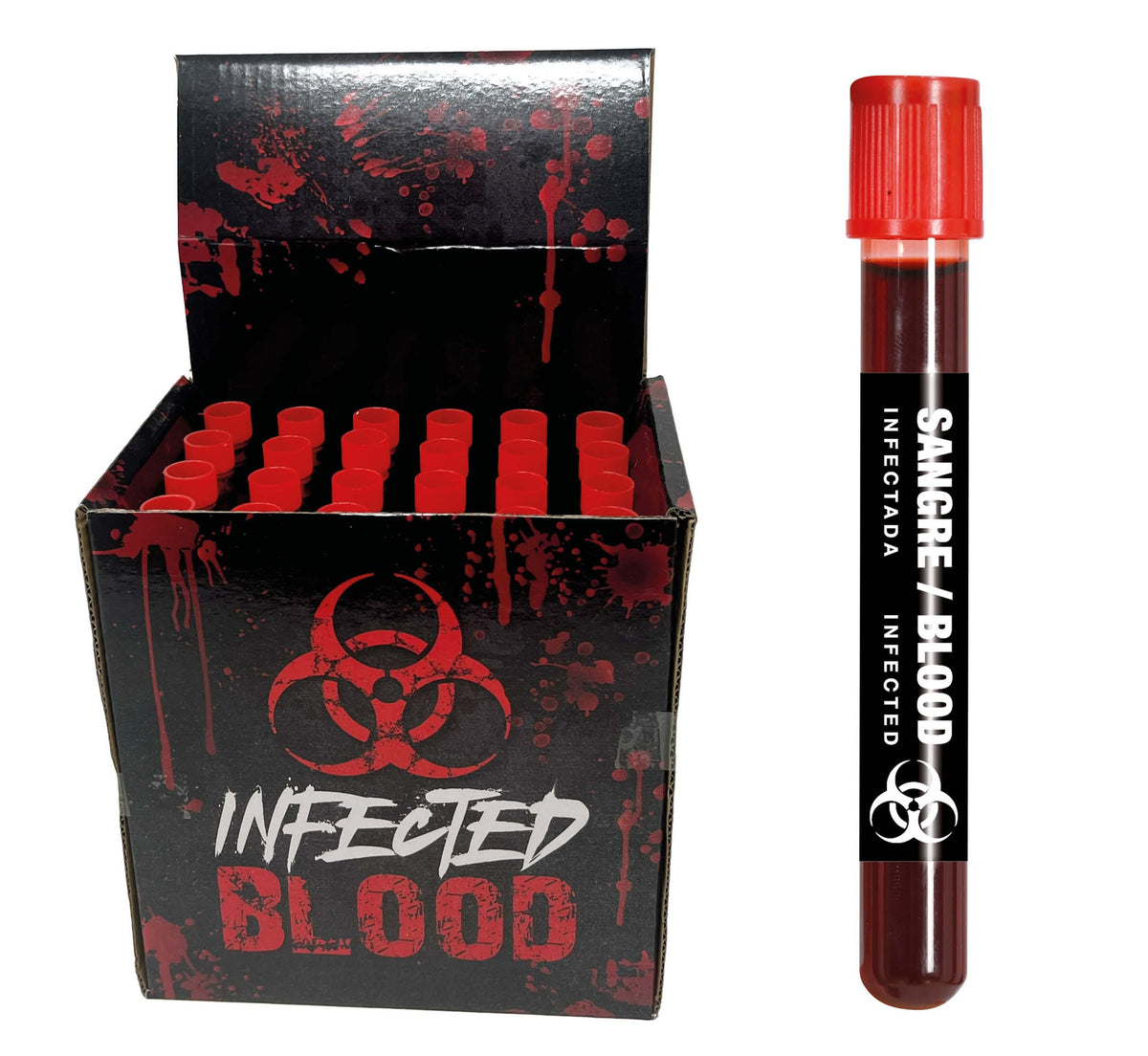 Tube de Faux Sang 15 ml – Maquillage Vampire et Zombie Halloween