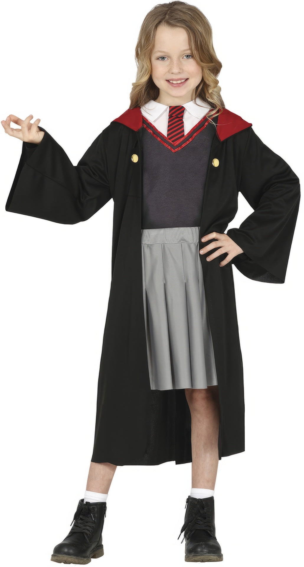 Déguisement Étudiante en Magie Rouge Enfant Fille – Halloween