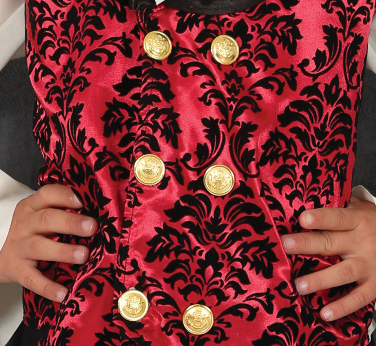 Déguisement Vampire Classique Gilet Rouge 7 à 12 Ans Enfant Garçon – Halloween