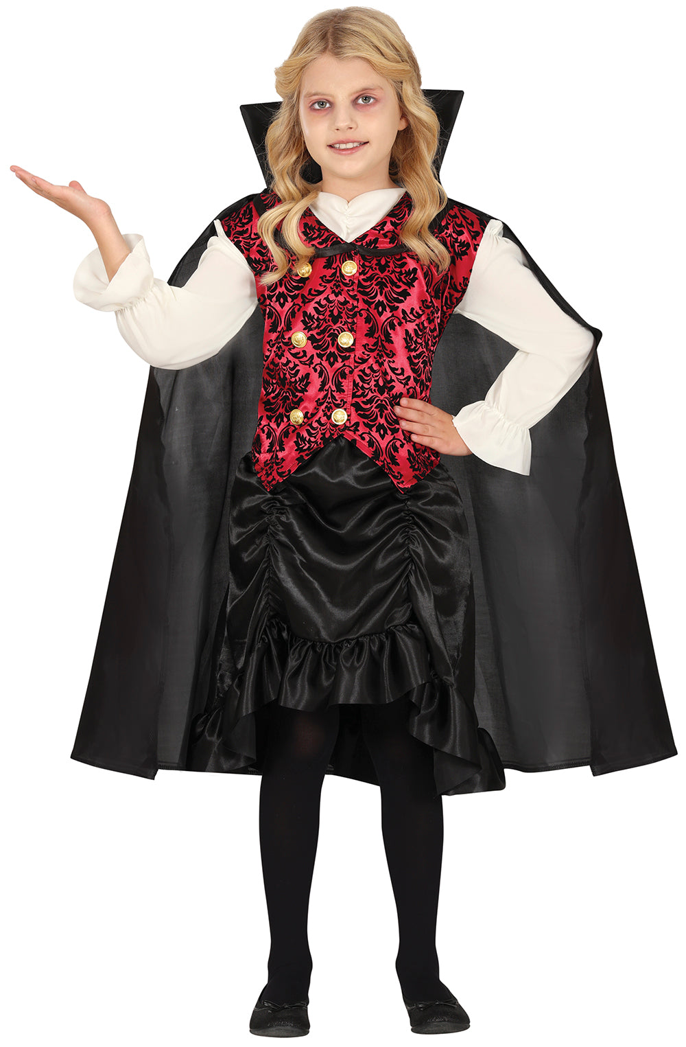Déguisement Vampiresse Classique Enfant Fille 3-4 Ans – Halloween