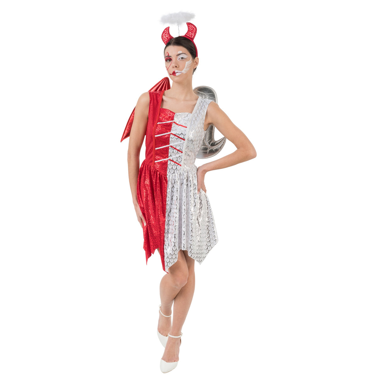 Déguisement Mi-Ange Mi-Démon Femme – Halloween