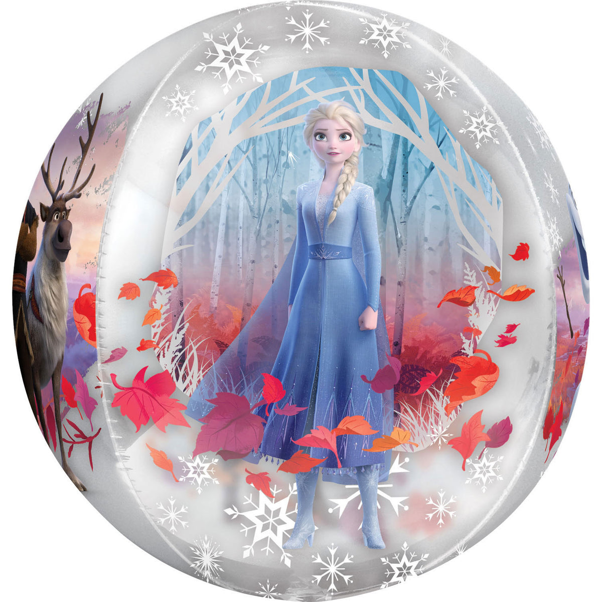 Ballon Hélium Sphère La Reine des Neiges 2 – Anniversaire Fille