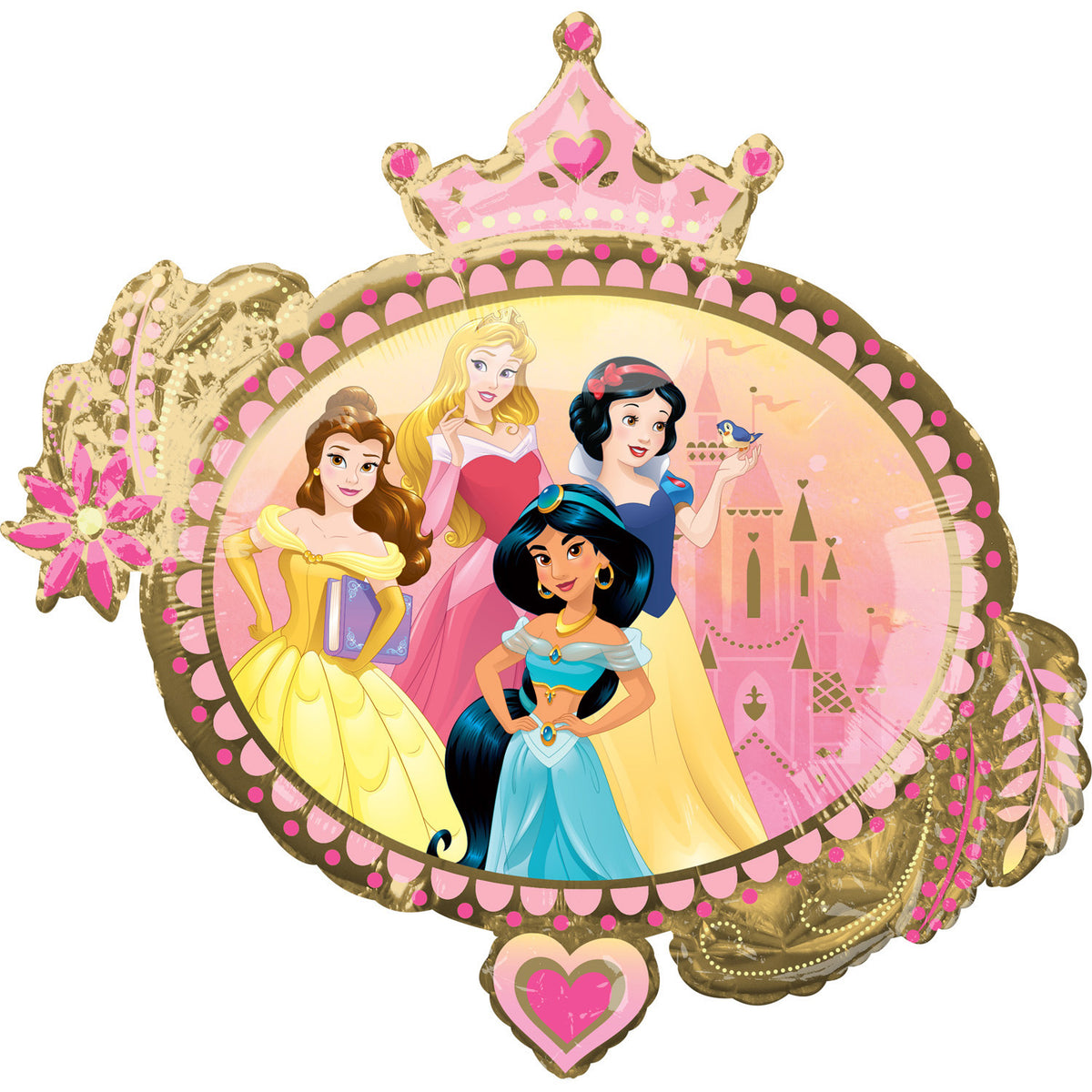 Ballon Hélium Cadre Princesses Disney Once Upon a Time – Anniversaire Fille