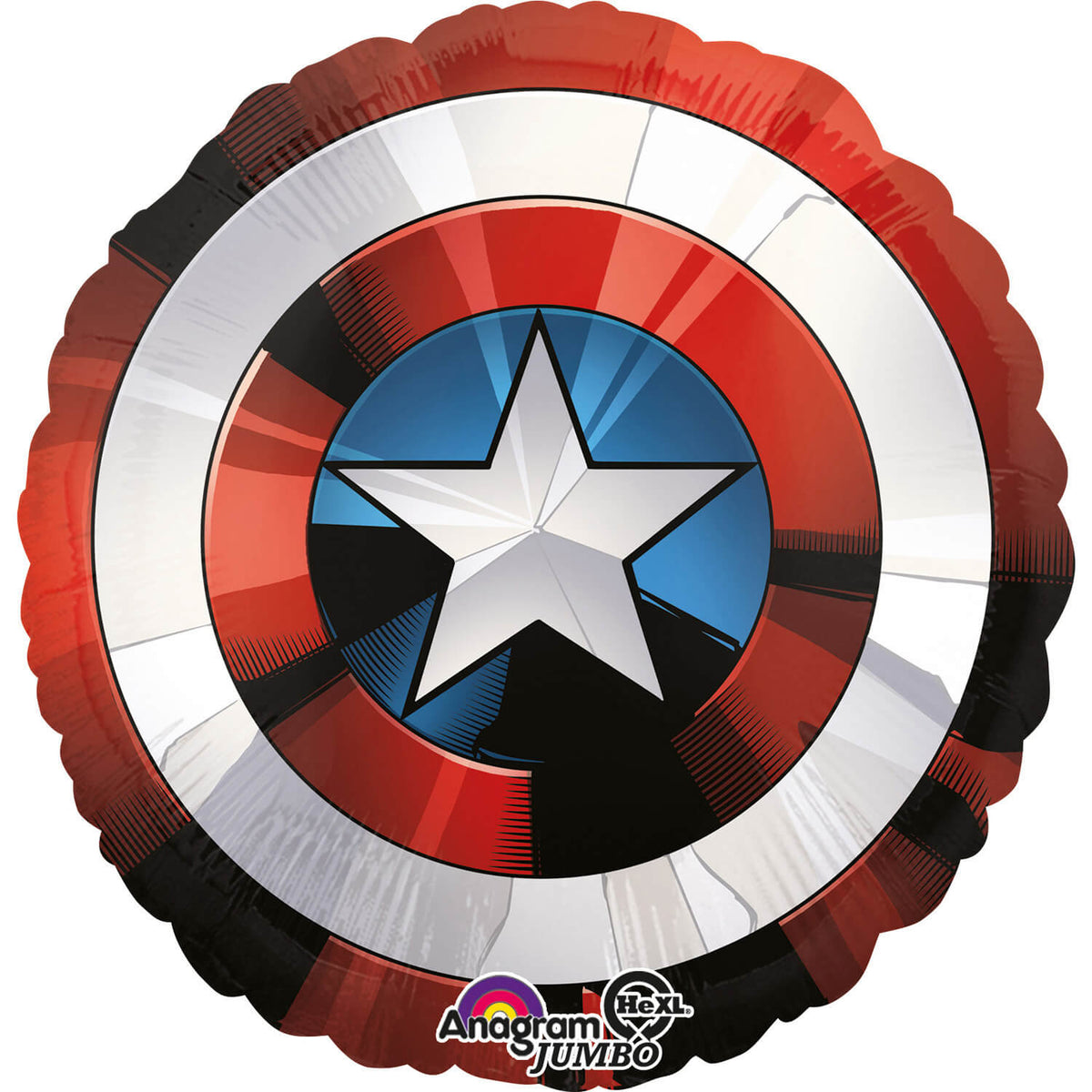Ballon Hélium Bouclier Captain America Avengers 71 cm – Anniversaire