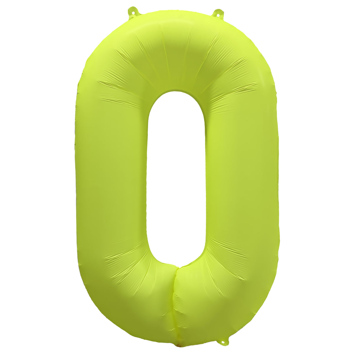 Ballon Chiffre Néon Jaune de 0 à 9 – Anniversaire et Soirée Fluo
