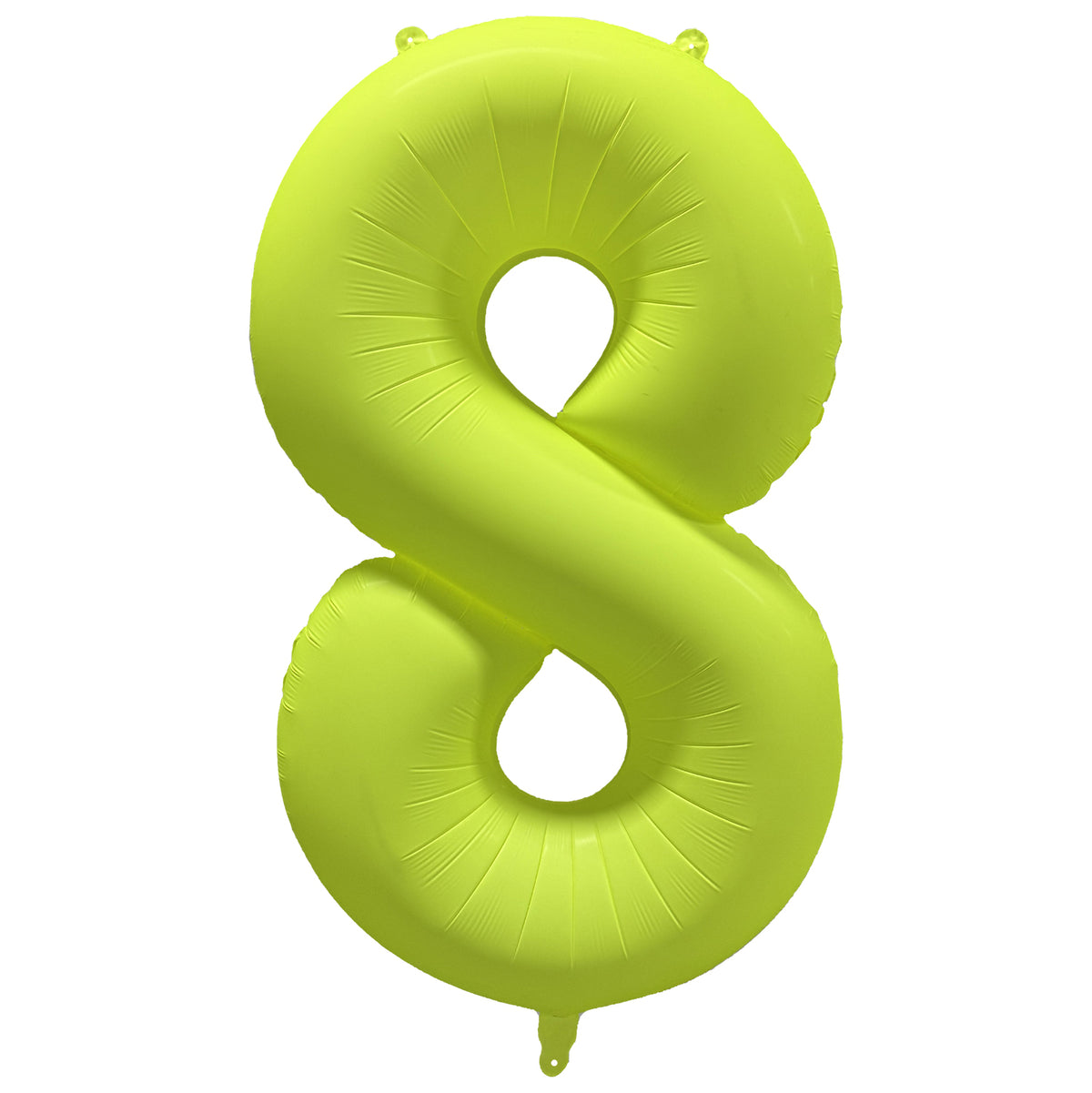 Ballon Chiffre Néon Jaune de 0 à 9 – Anniversaire et Soirée Fluo