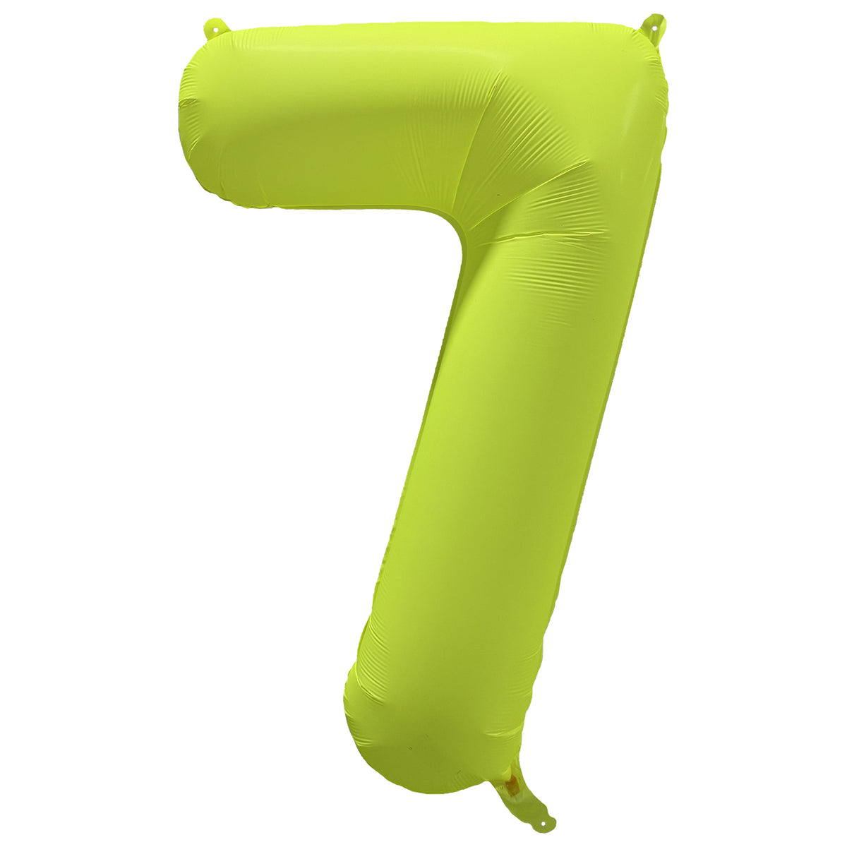 Ballon Chiffre Néon Jaune de 0 à 9 – Anniversaire et Soirée Fluo