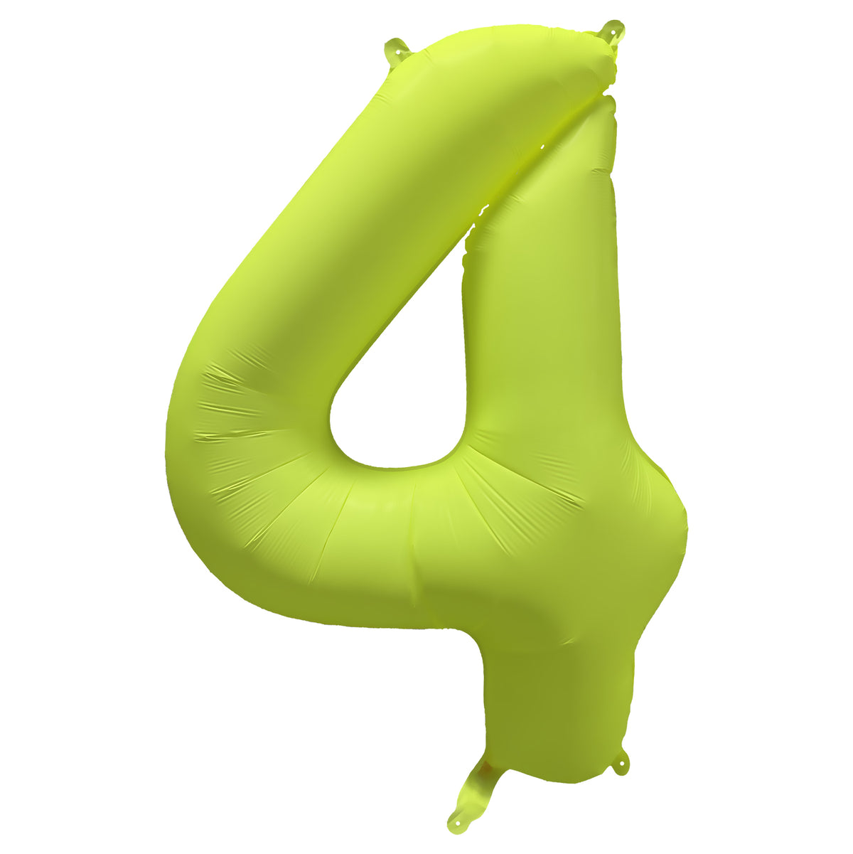 Ballon Chiffre Néon Jaune de 0 à 9 – Anniversaire et Soirée Fluo
