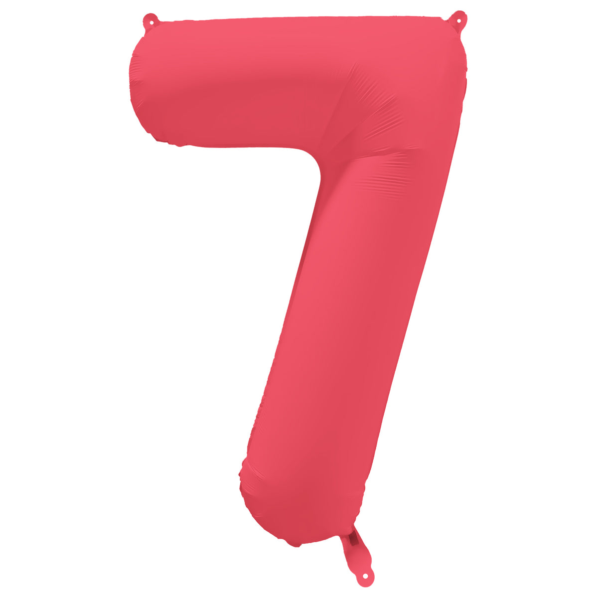 Ballon Chiffre Néon Rouge de 0 à 9 – Anniversaire et Soirée Fluo