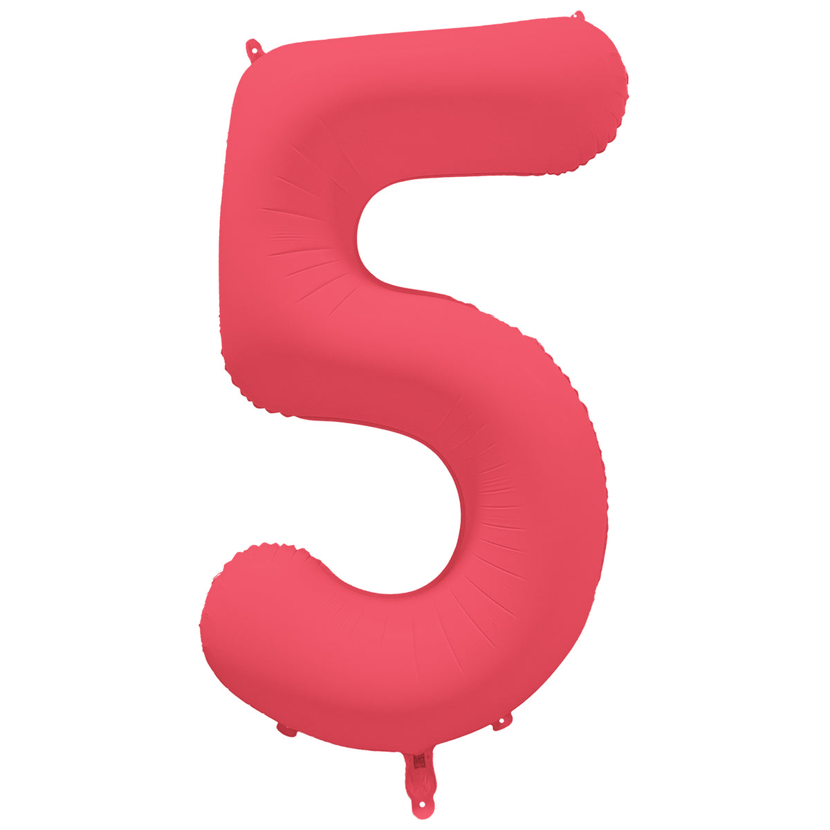 Ballon Chiffre Néon Rouge de 0 à 9 – Anniversaire et Soirée Fluo