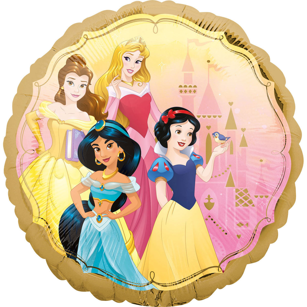 Ballon Hélium Rond Princesses Disney – Anniversaire Fille