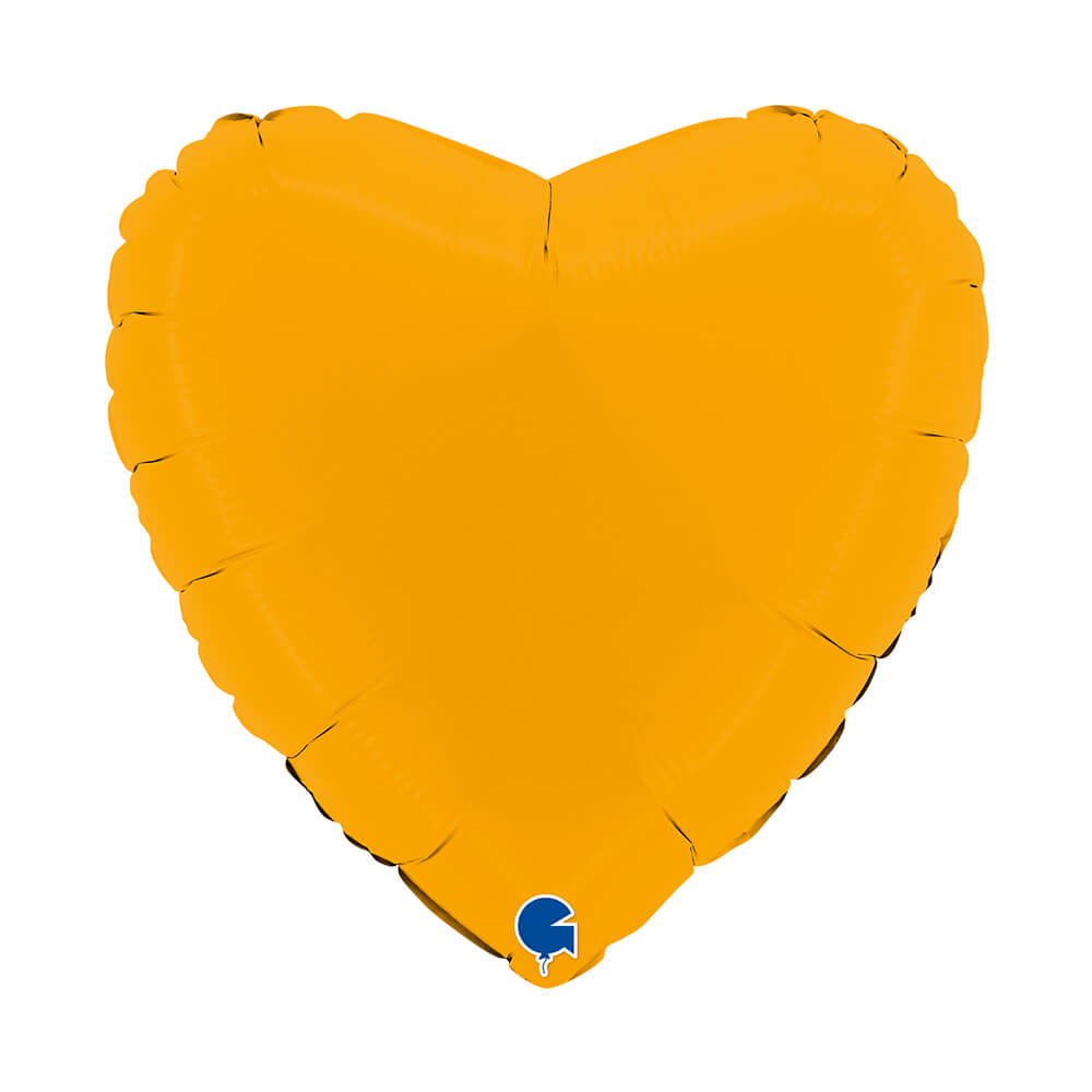 Matte heart-shaped balloon - 14" - Helium inflation available in store