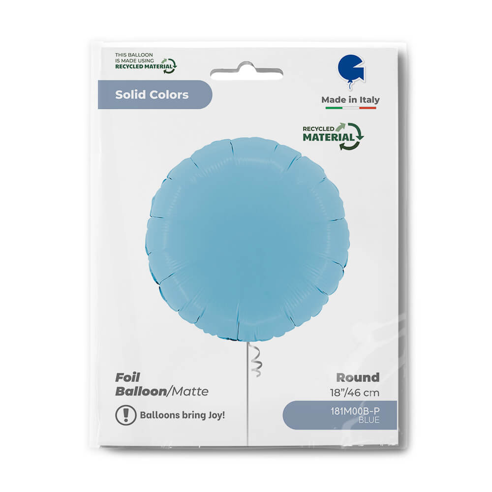 Matte round balloon - 14" - Helium inflation available in store