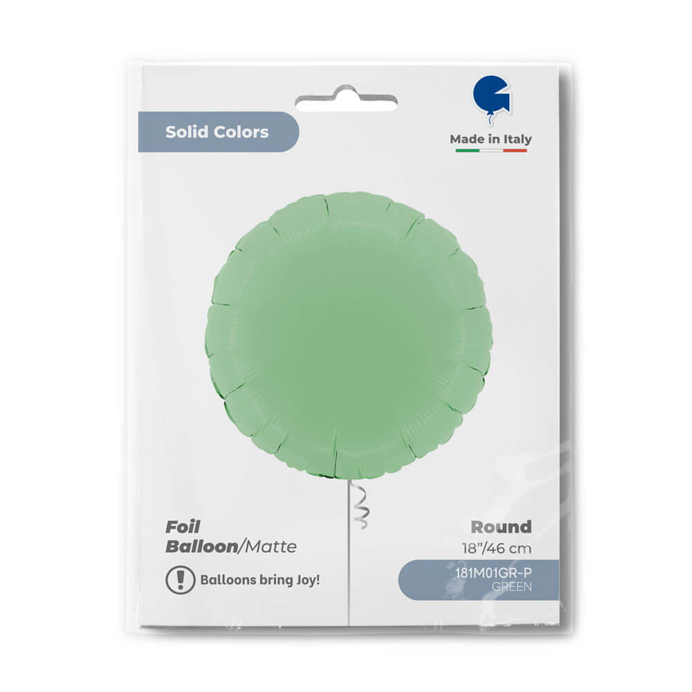 Matte round balloon - 14" - Helium inflation available in store