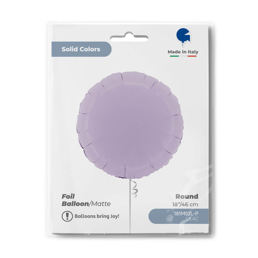 Matte round balloon - 14" - Helium inflation available in store