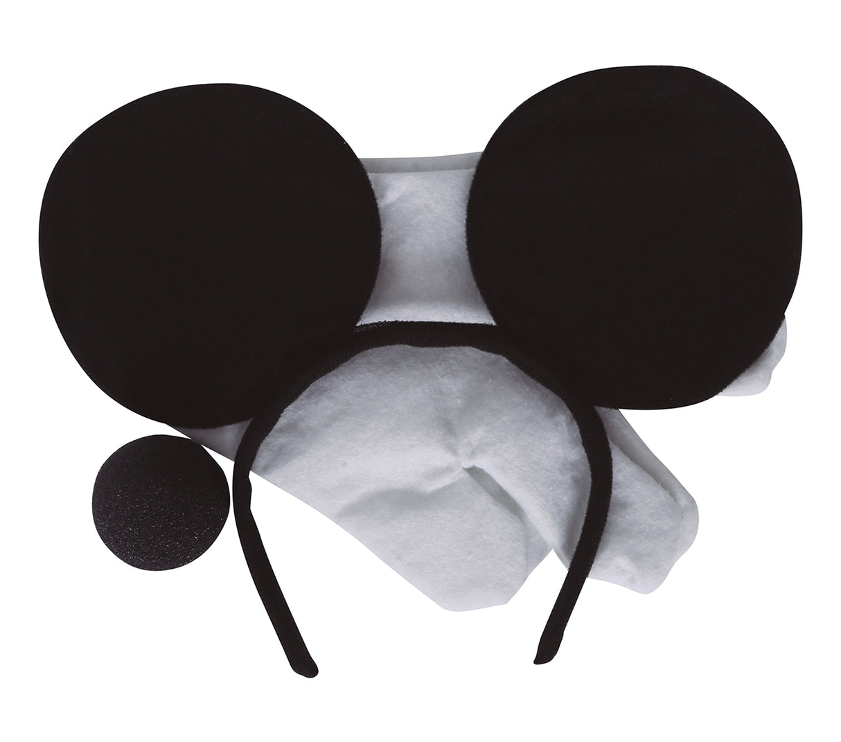 Déguisement souris adulte - Noir et blanc - Polyester