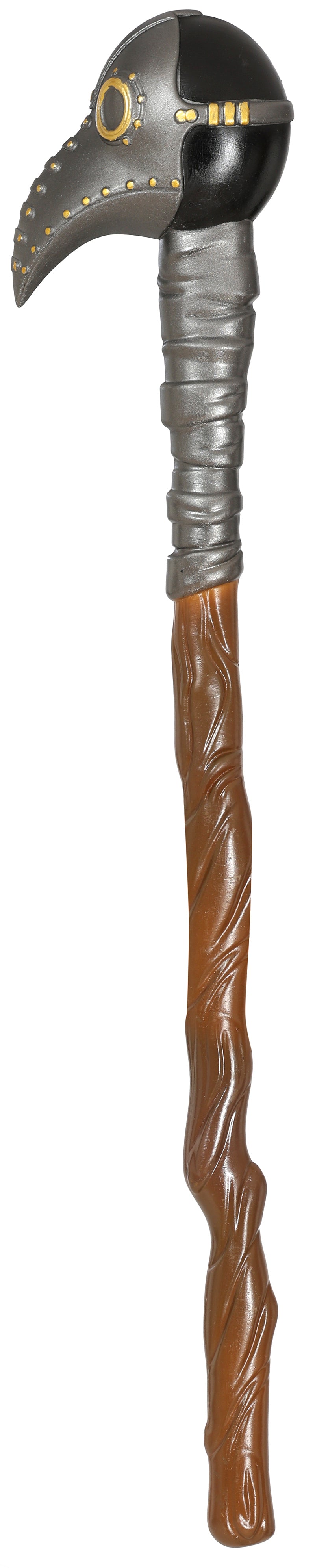 Bâton peste démontable brun en PVC 70 cm - Halloween