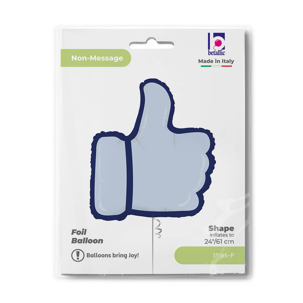 Ballon pouce en l'air - 24" - Gonflage Hélium en boutique