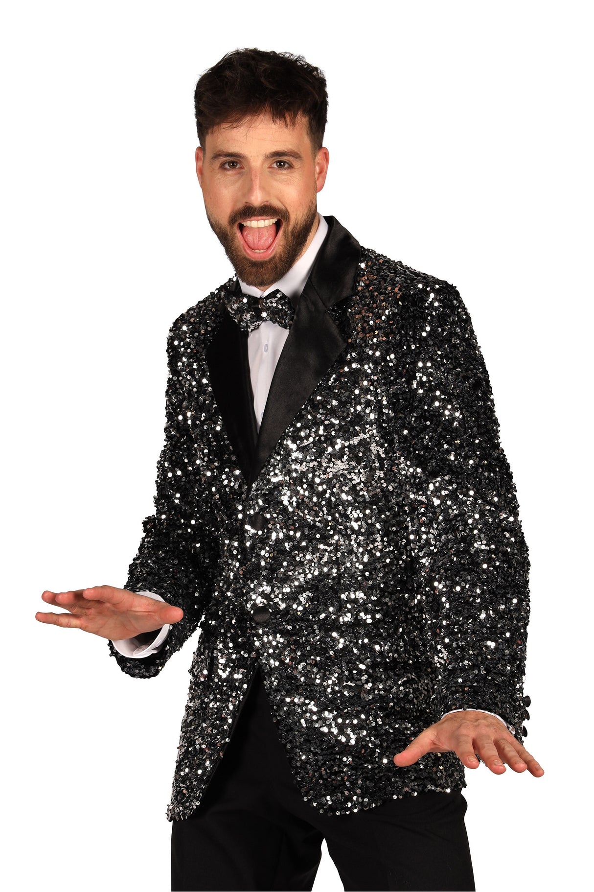 Veste à paillettes homme Showstar
