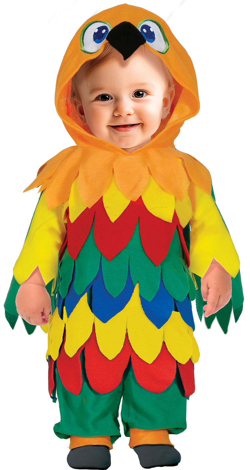 Déguisement Perroquet Bébé - Capuche et Combinaison