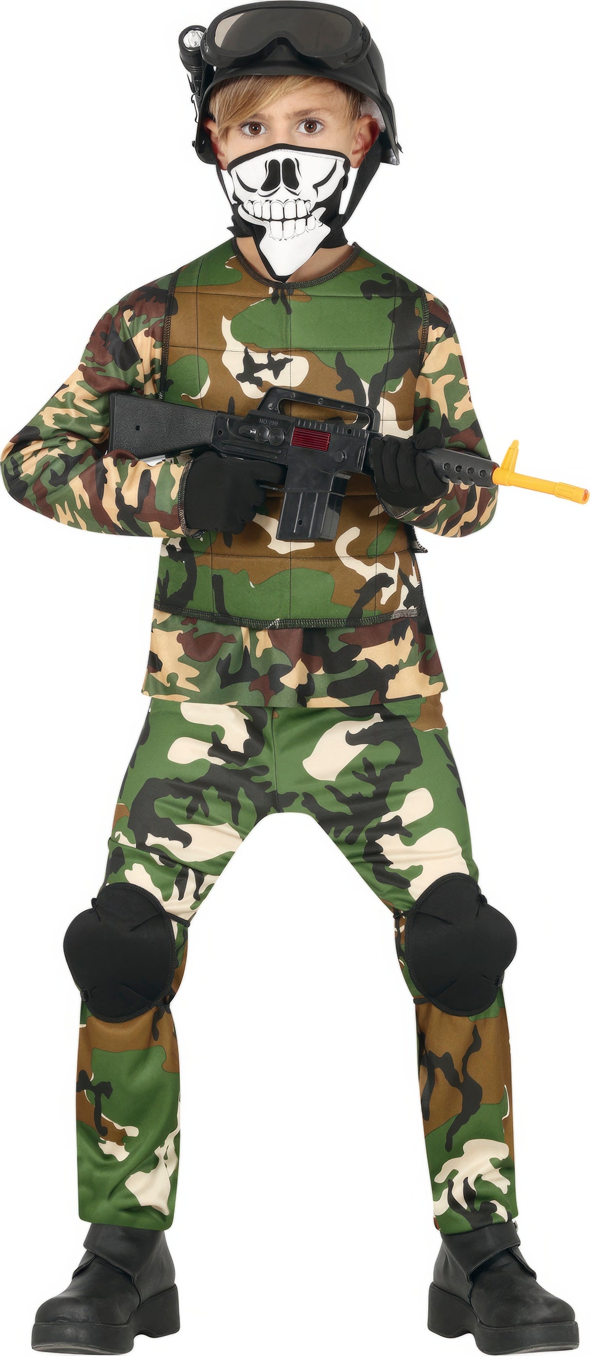Unisex Kids' Soldier Costume - Tunic, Vest, and Trousers