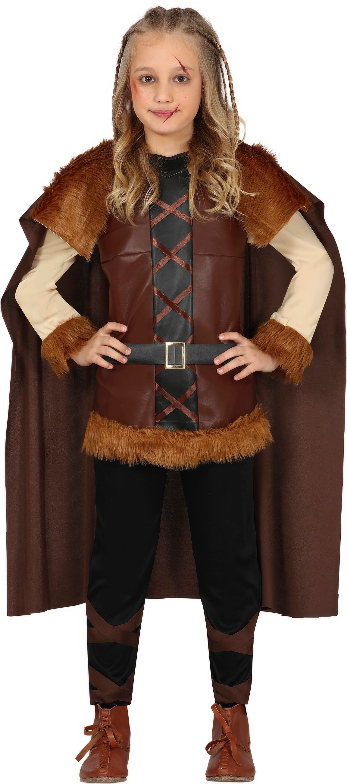Boys' Viking Costume - Cape, Trousers and Tunic