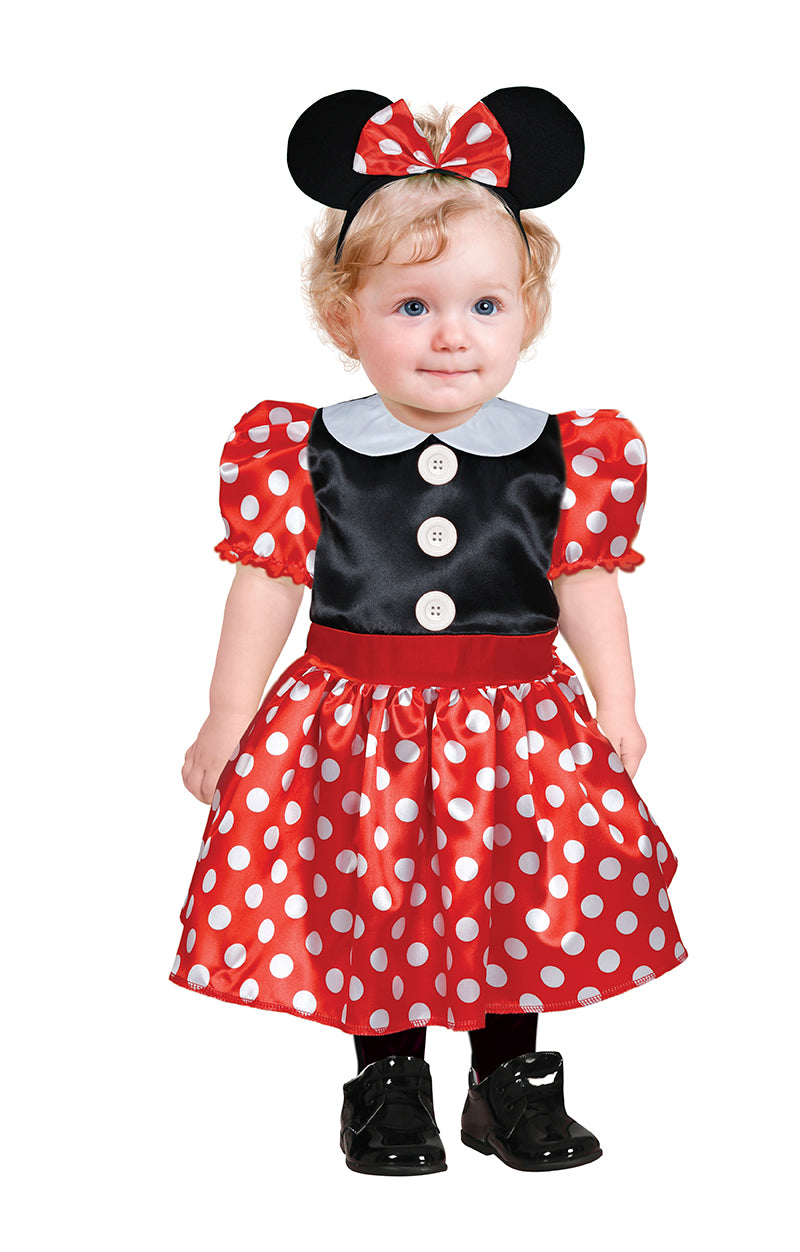 Baby Girl Mouse Costume - Headband and Dress