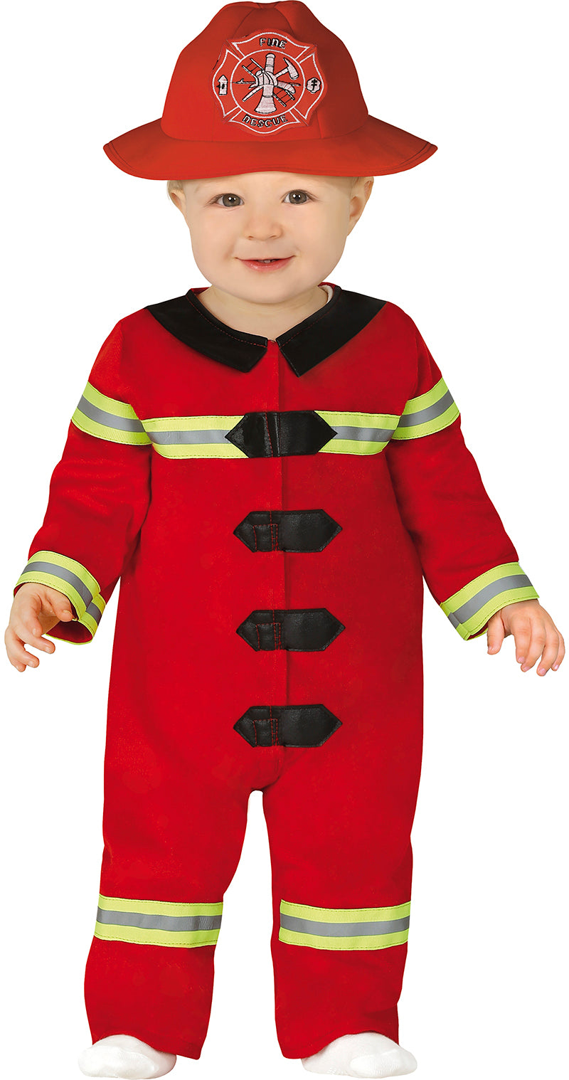 Déguisement Pompier Bébé - Chapeau et Combinaison