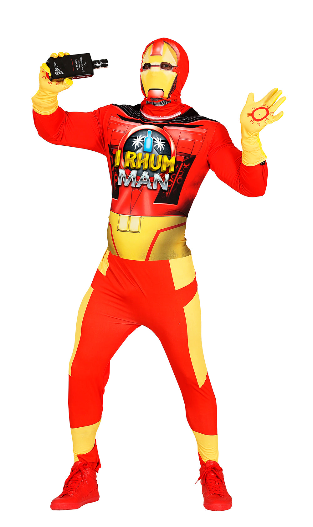 Men's Rum Man Costume - Hood and Jumpsuit