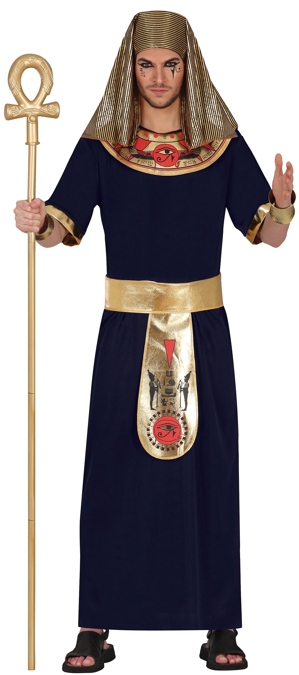 Adult Men's Egyptian Costume - Belt, Headpiece, and Tunic