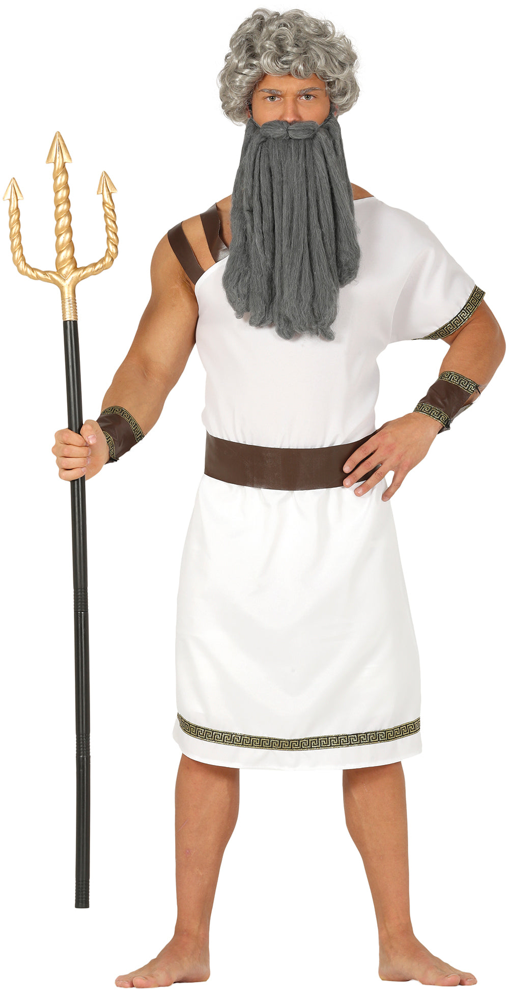 Men's Spartan Costume - Tunic, Belt, and Bracelets